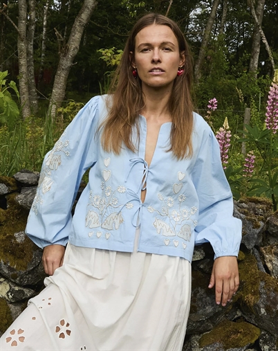 Sissel Edelbo - Maggan Top - Light Blue